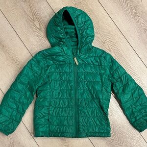 Primary Emerald Puffer Jacket for Kids